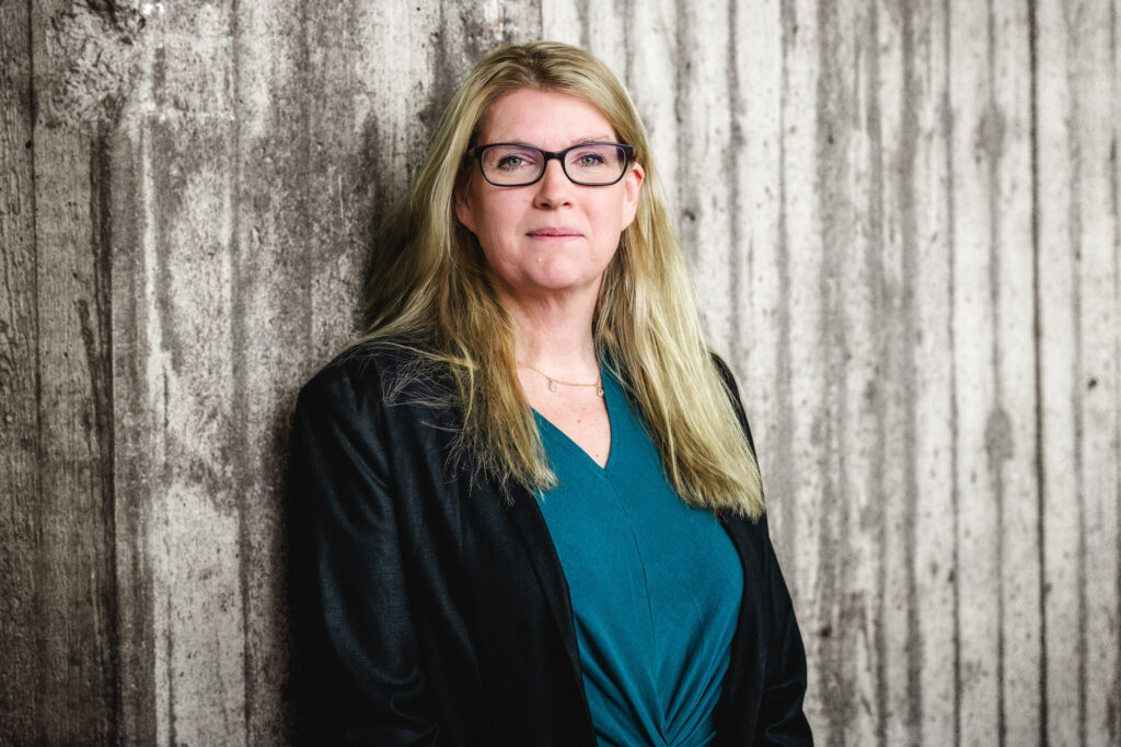 Porträtt av tf vd Annica Norbäck